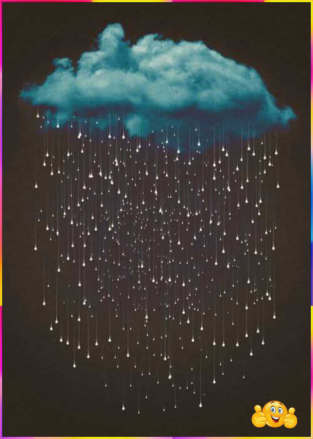 cute raining wallpaper