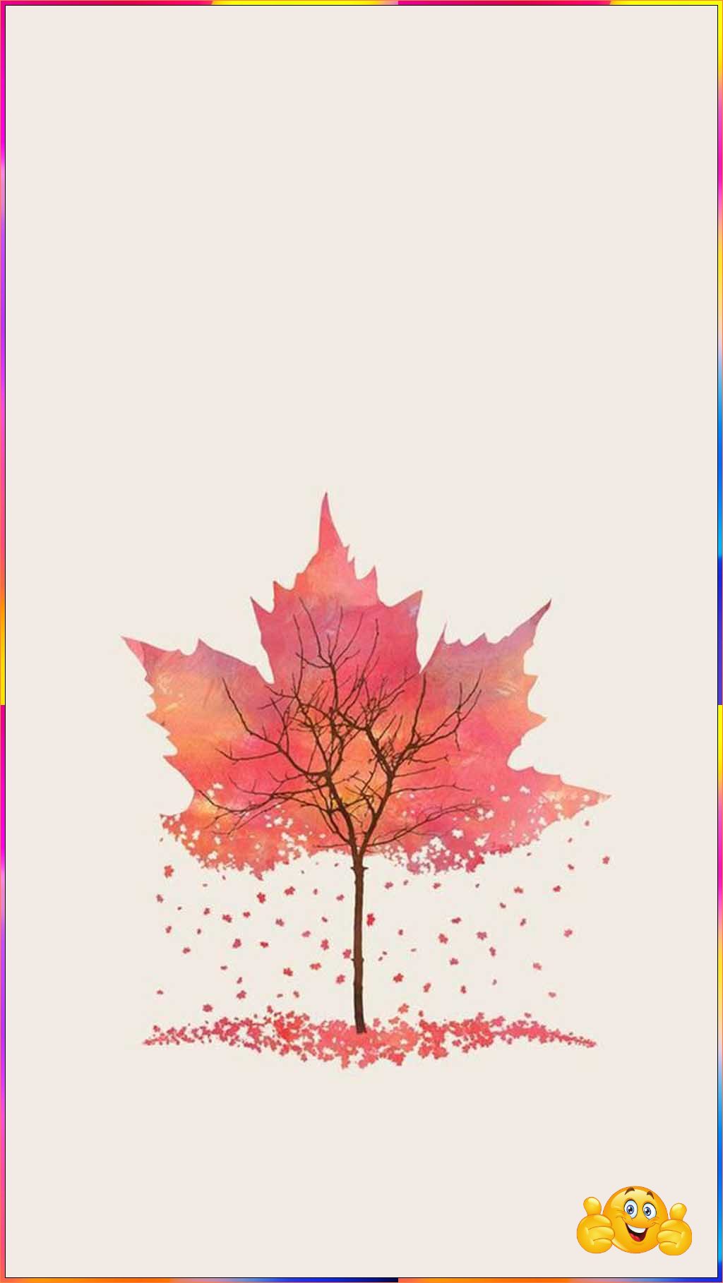 cute leaf wallpaper