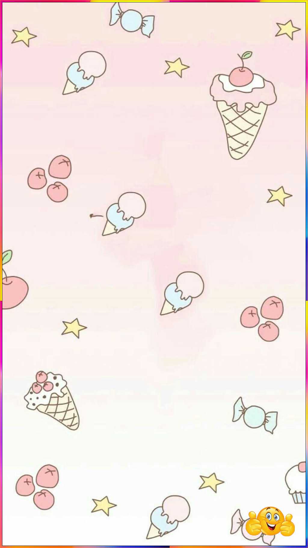 cute ice cream wallpaper