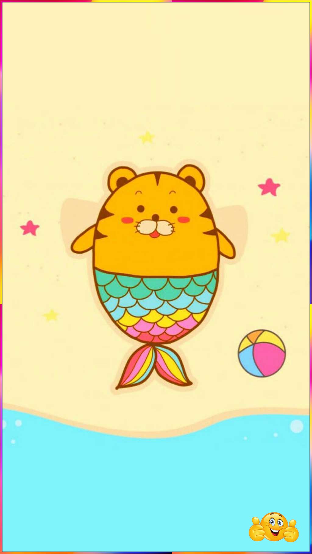 cute cartoon fish wallpaper