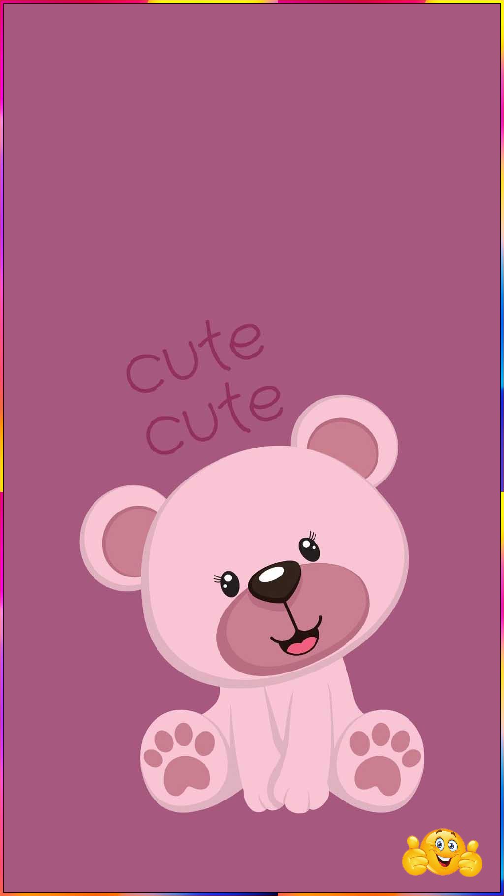 cute cartoon teddybear wallpaper