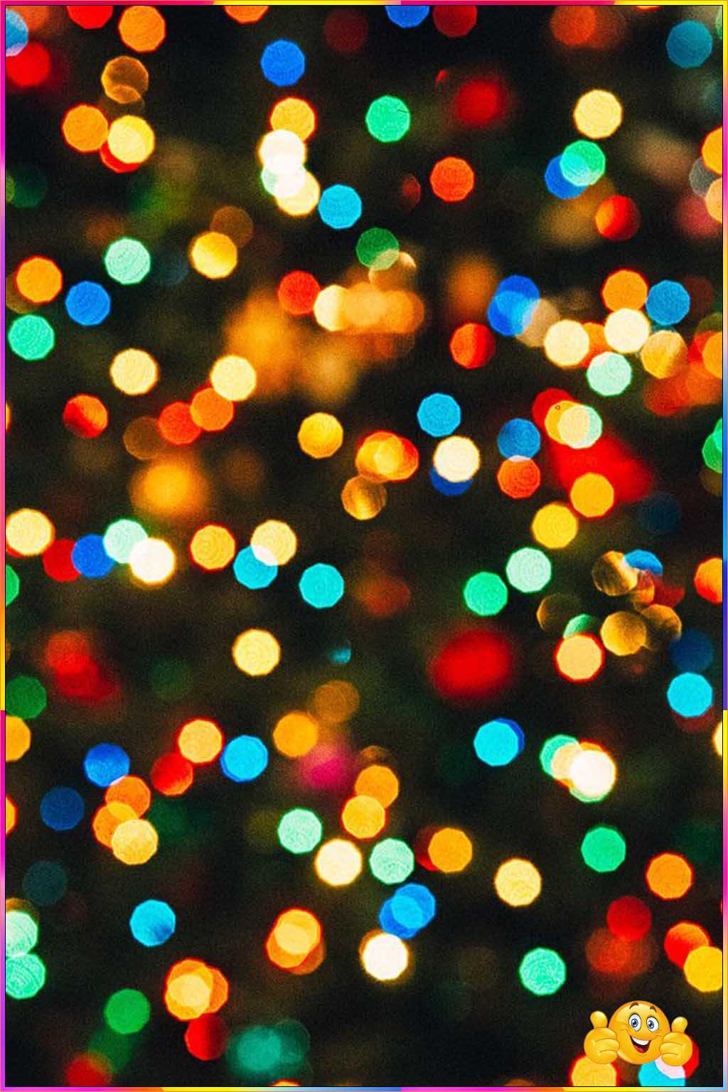 cute shining colored bulb wallpaper