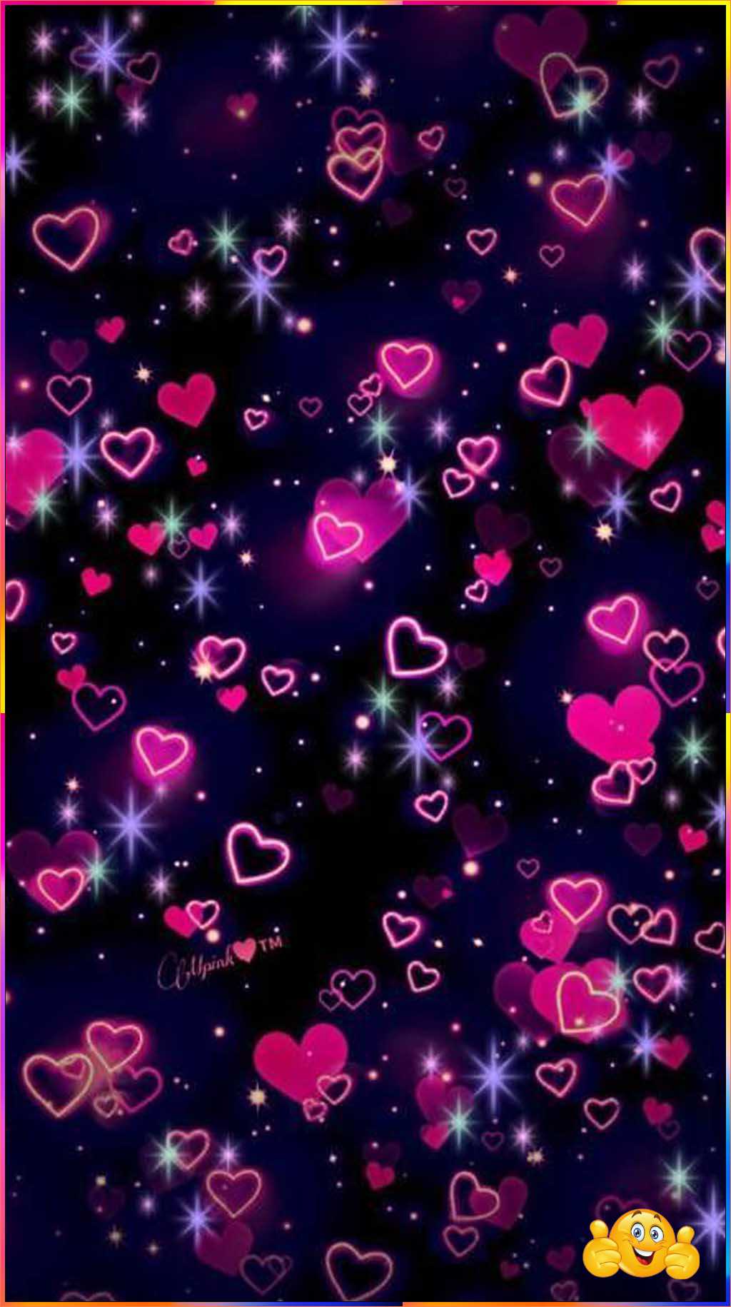 cute heart stars wallpaper