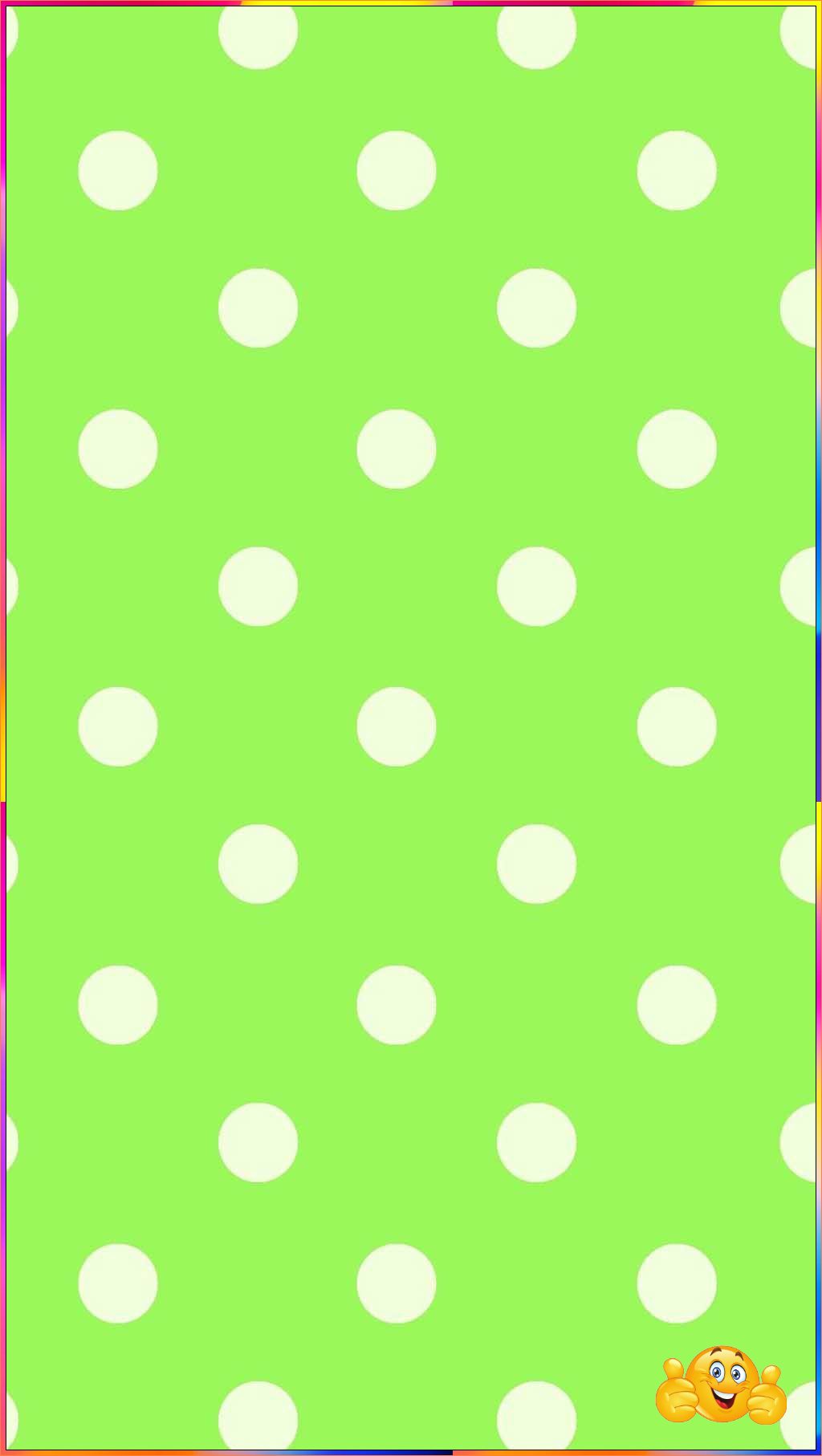 green wallpaper cute