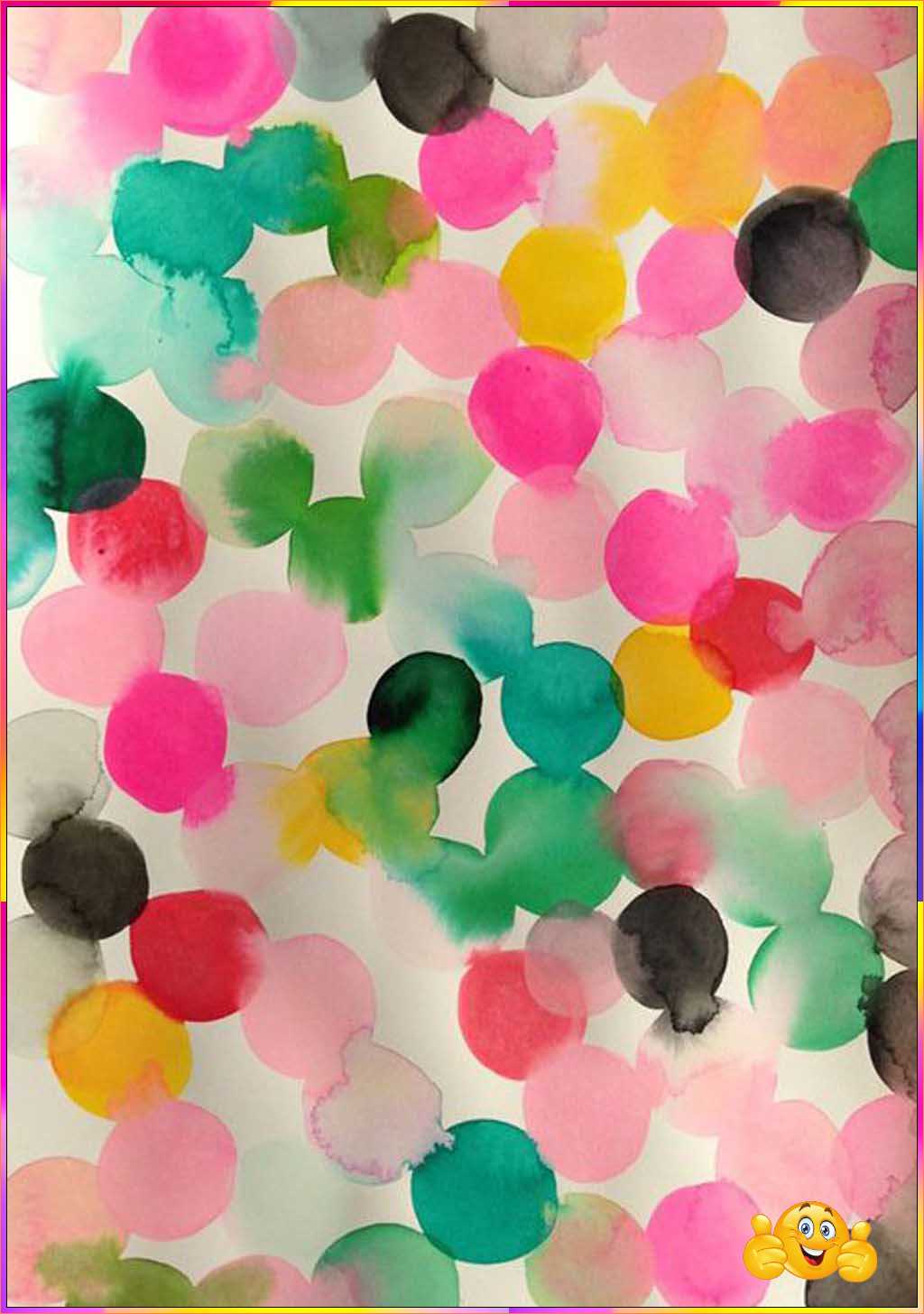 a cute colorful wallpaper