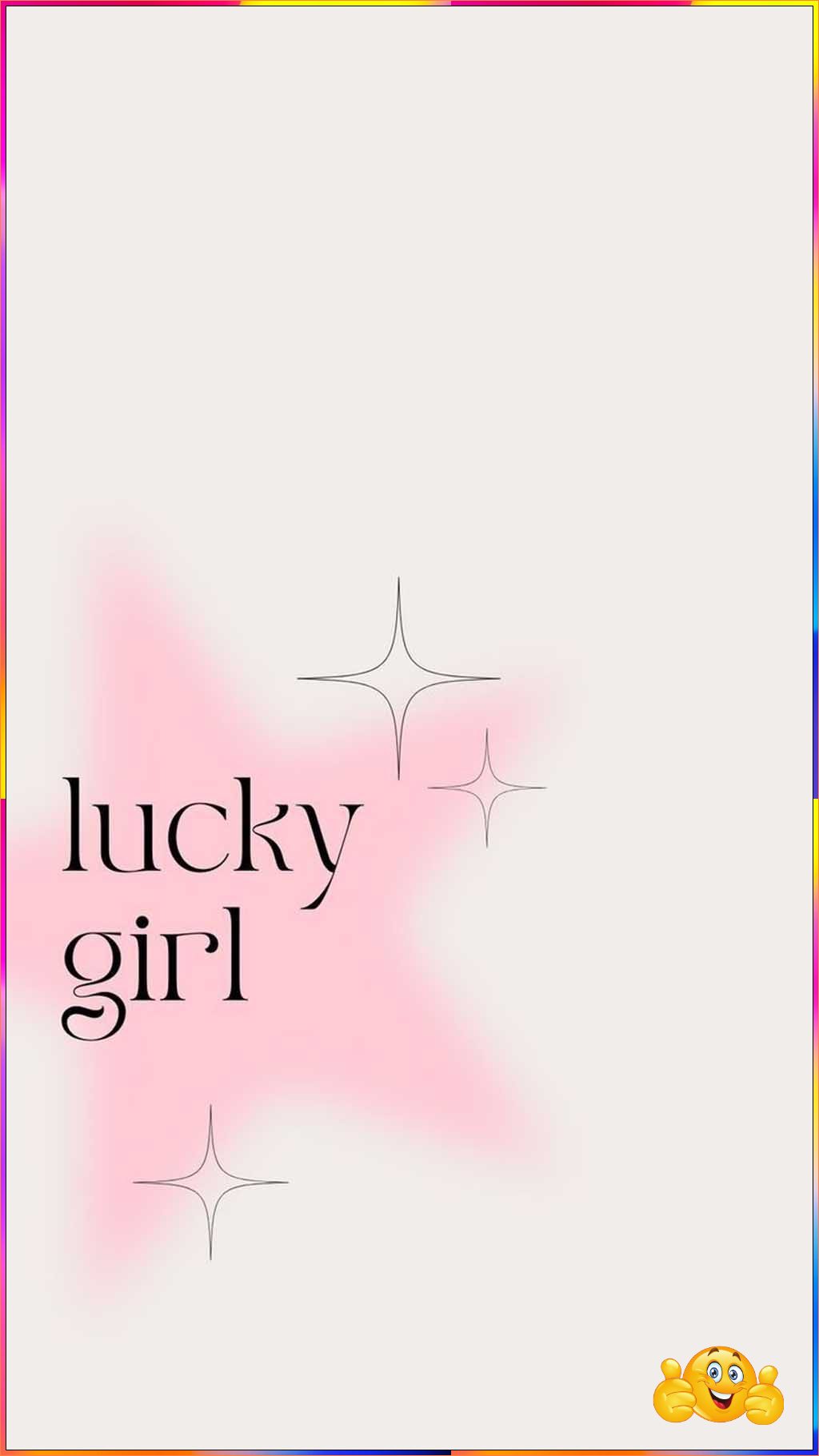 cute lucky girl wallpaper