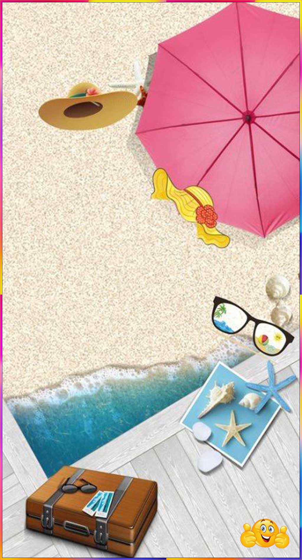 cute beach wallpaper