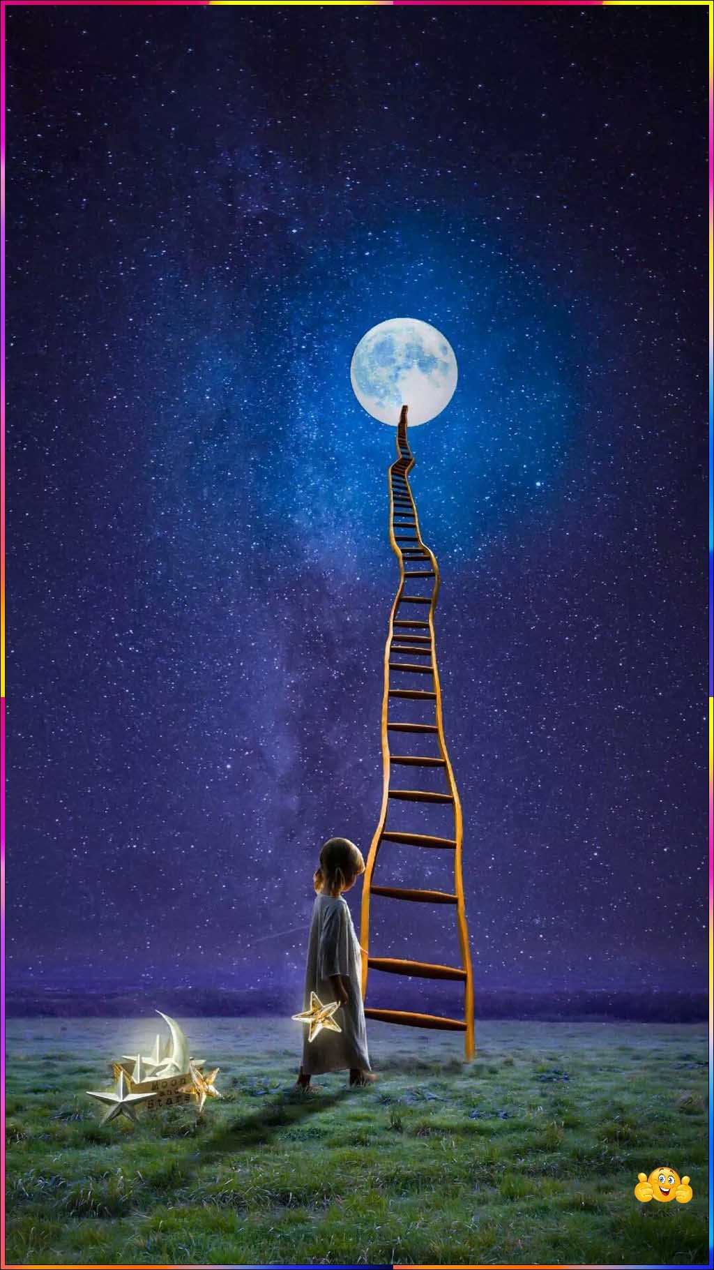 cute moon wallpaper