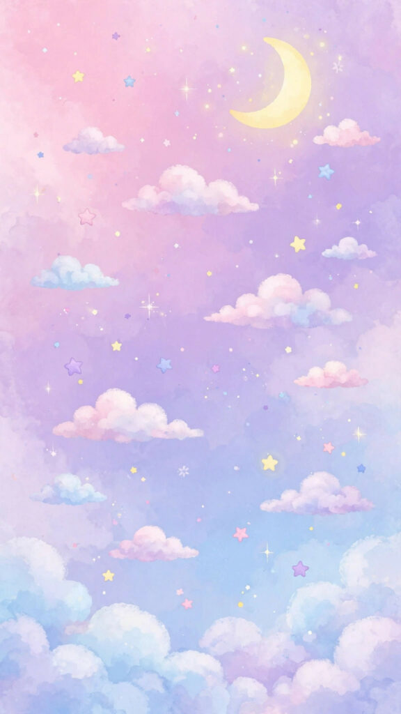 Pastel aesthetic phone wallpaper