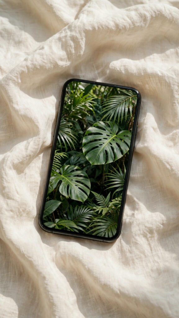 Choosing the Home Screen wallpaper option