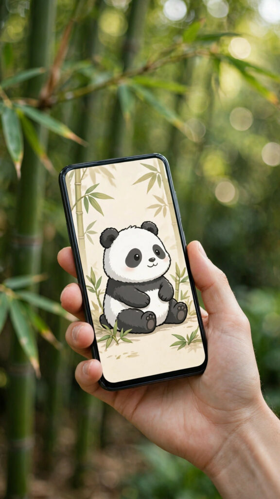 Finished iPhone wallpaper setup