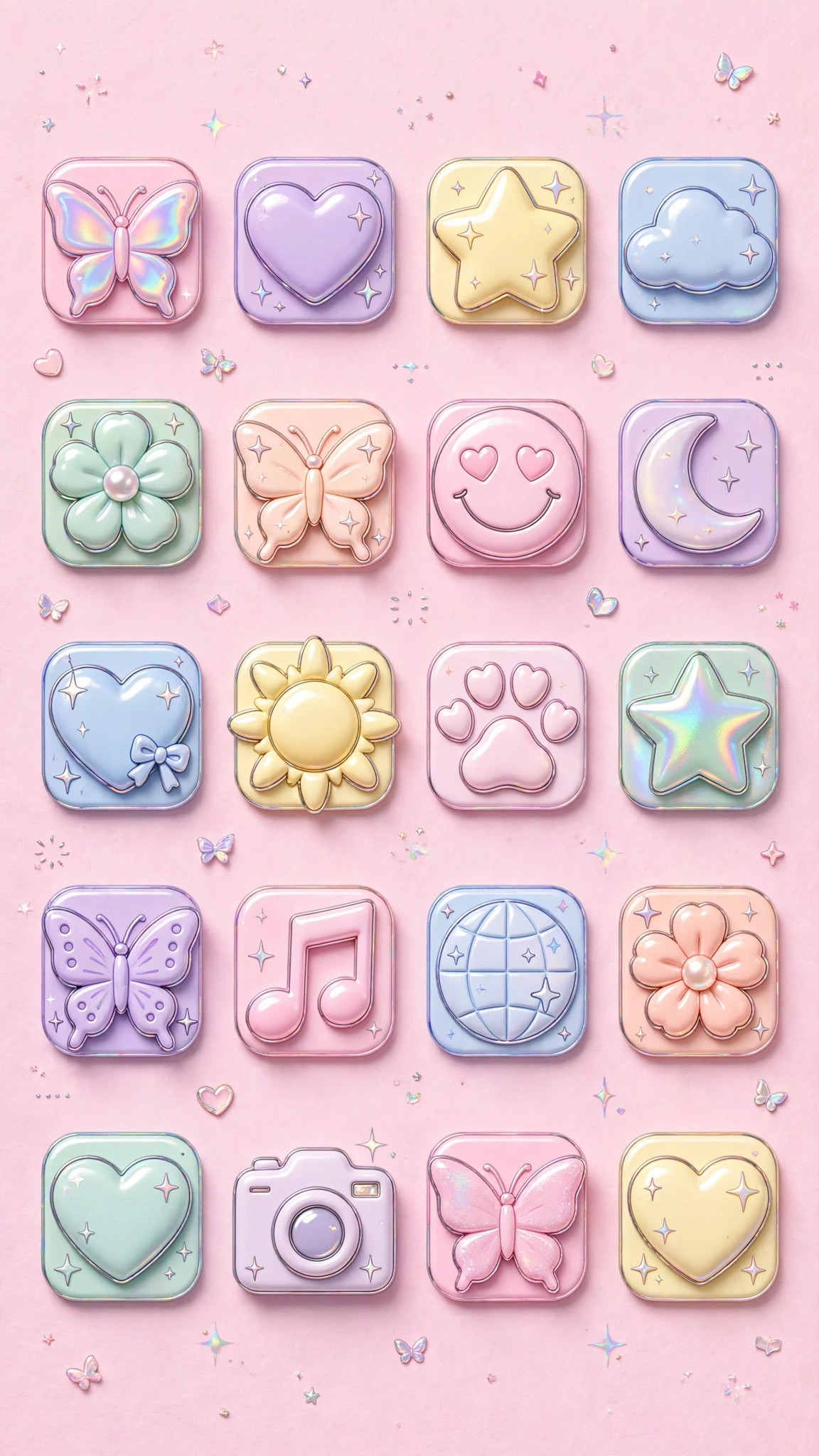 Y2K style phone wallpaper idea