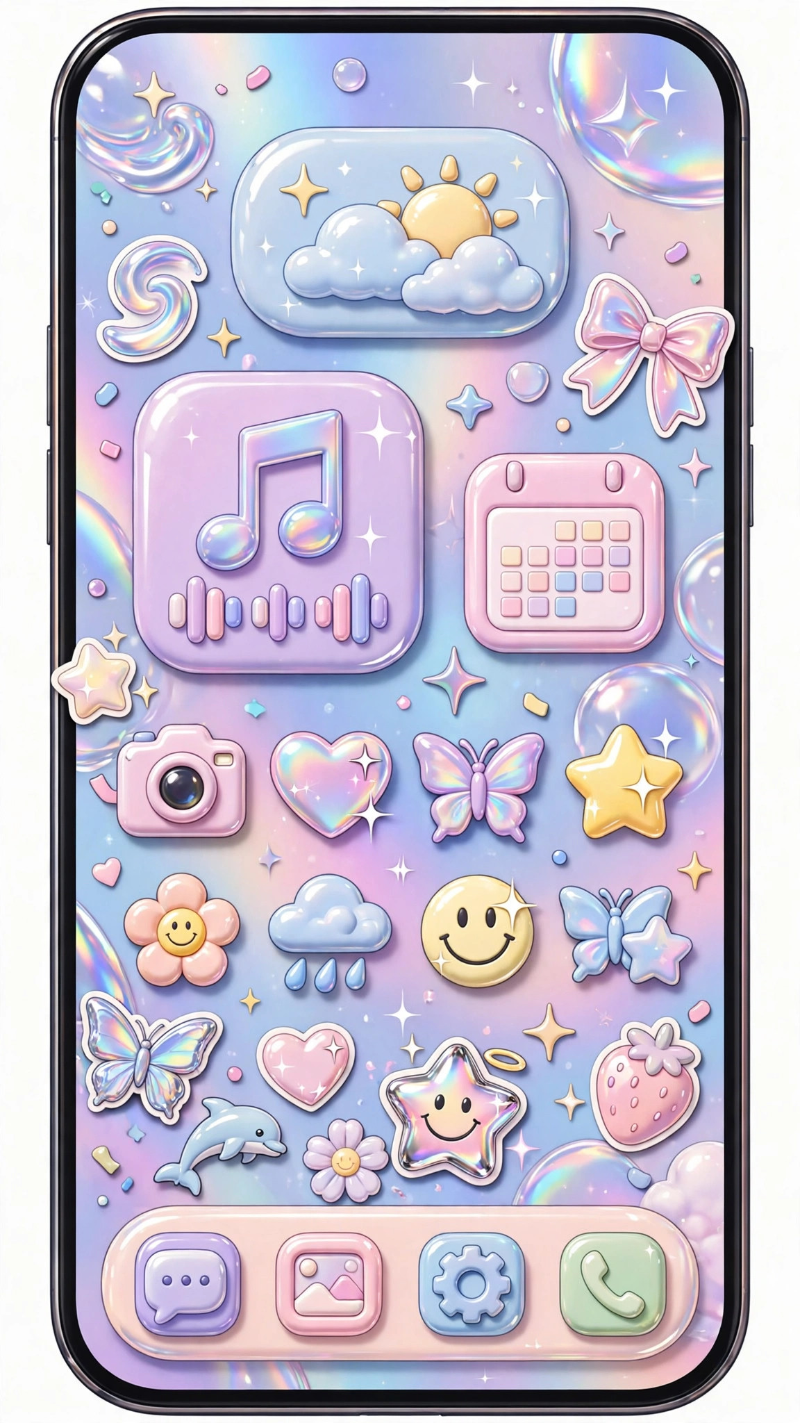 Y2K style phone wallpaper idea