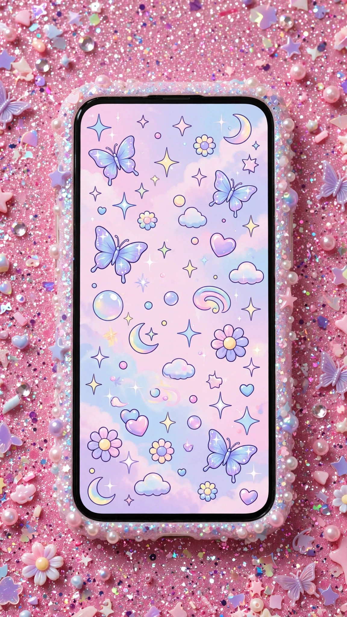 Y2K style phone wallpaper idea
