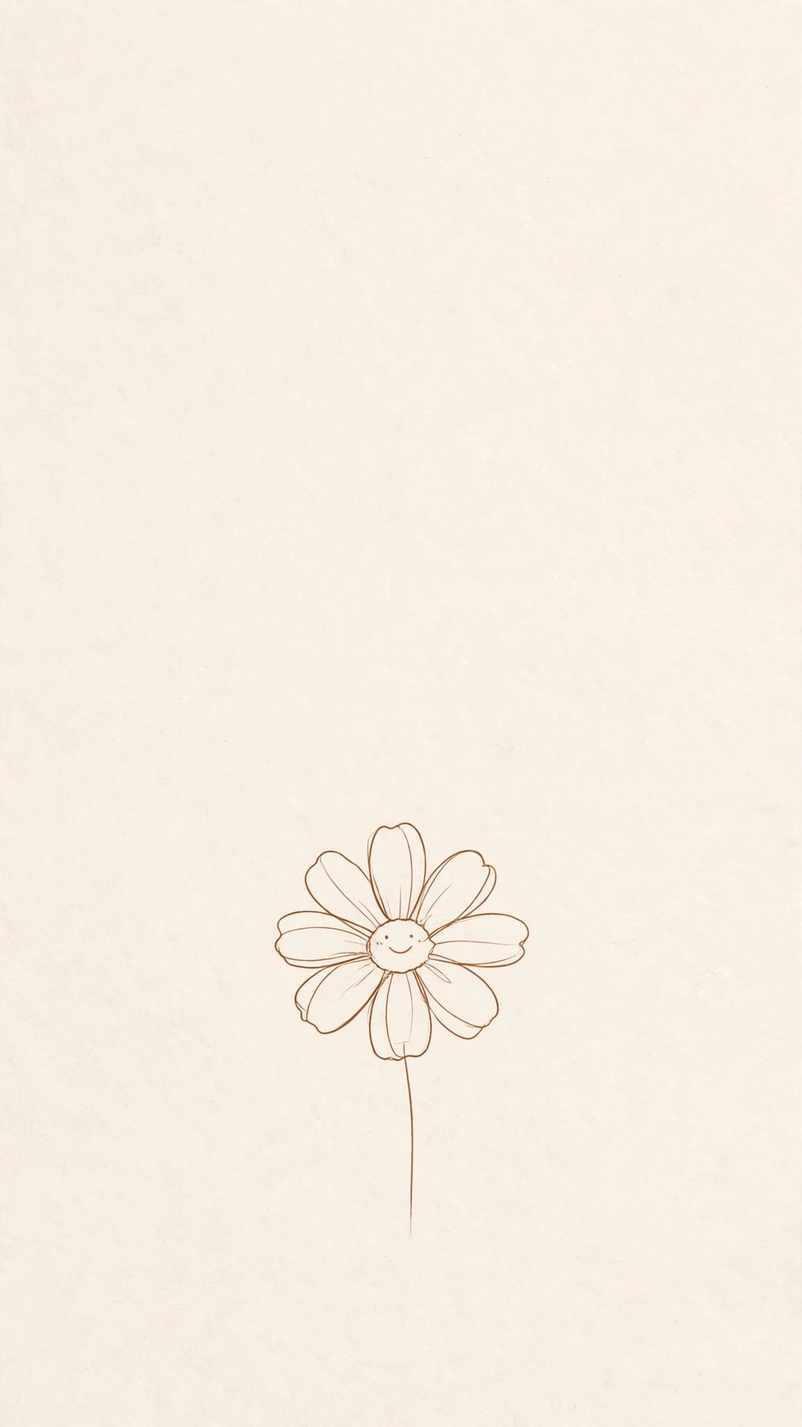 Soft minimalist phone wallpaper with a clean, airy design