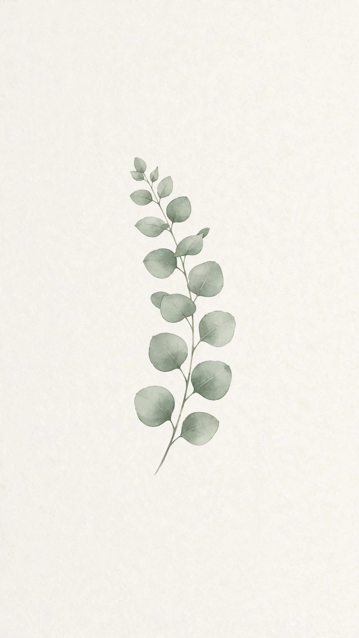 Soft minimal phone background with a small simple illustration