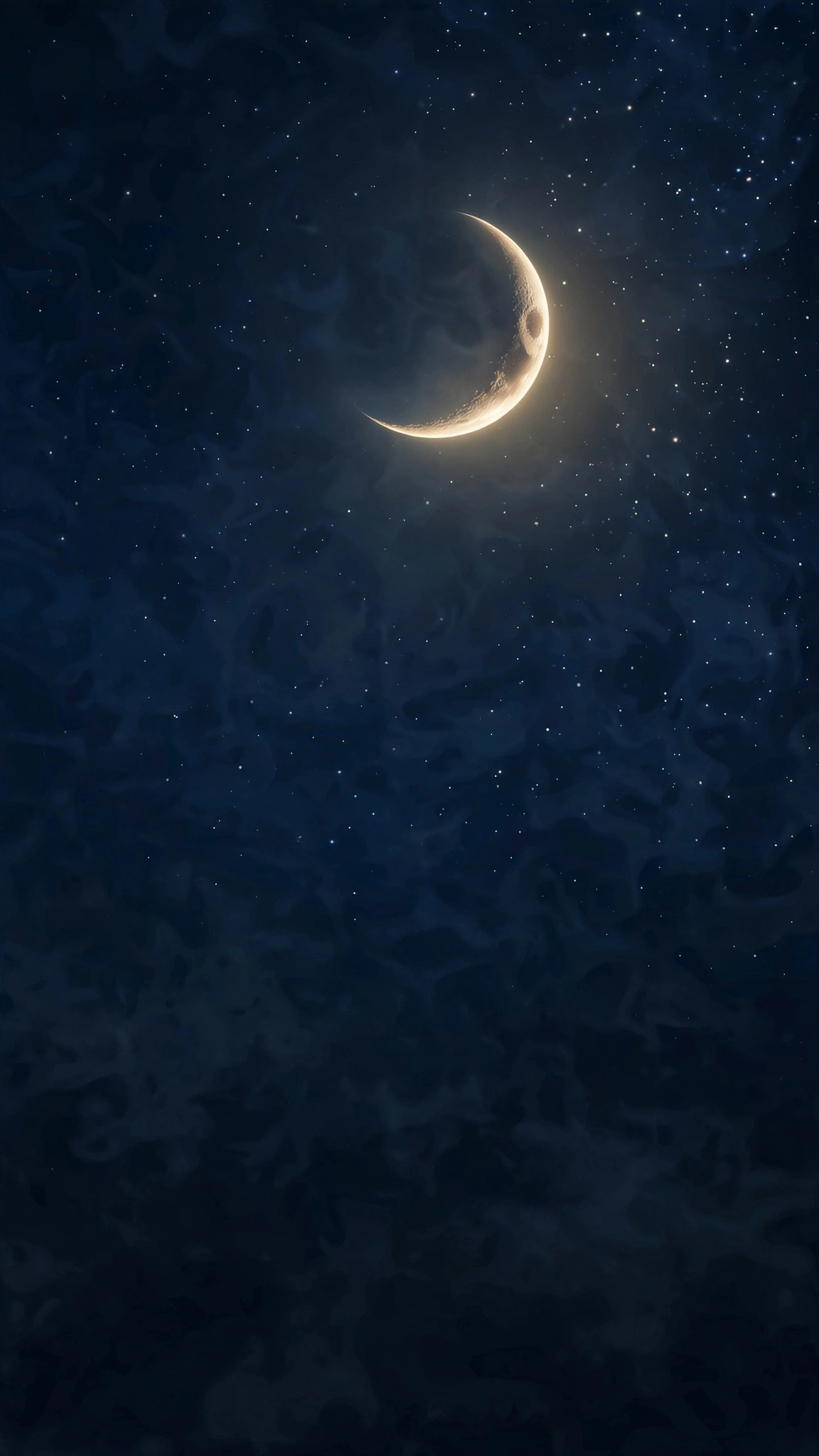 Midnight-blue aesthetic phone wallpaper