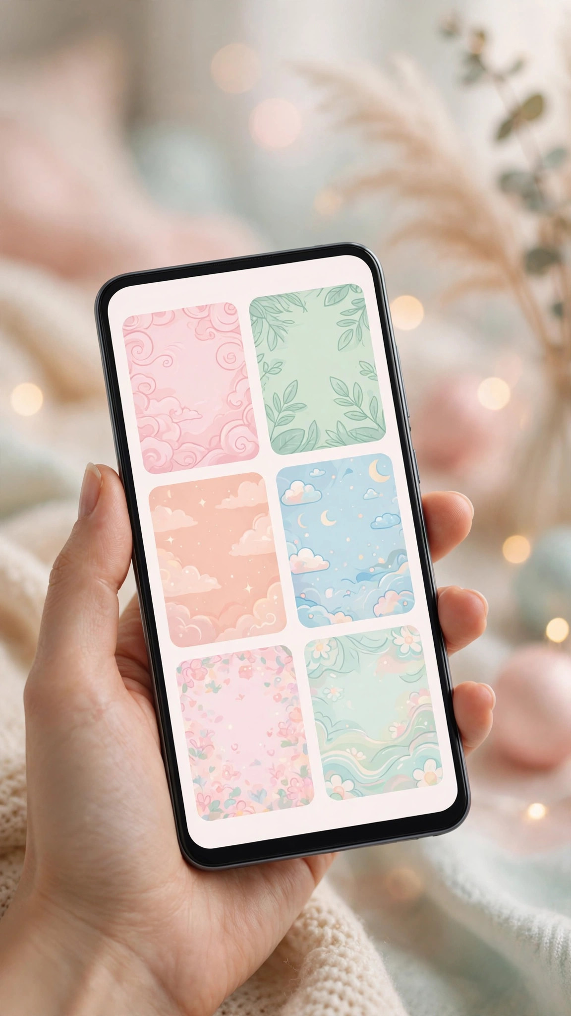 Tapping Wallpaper and style in Android settings