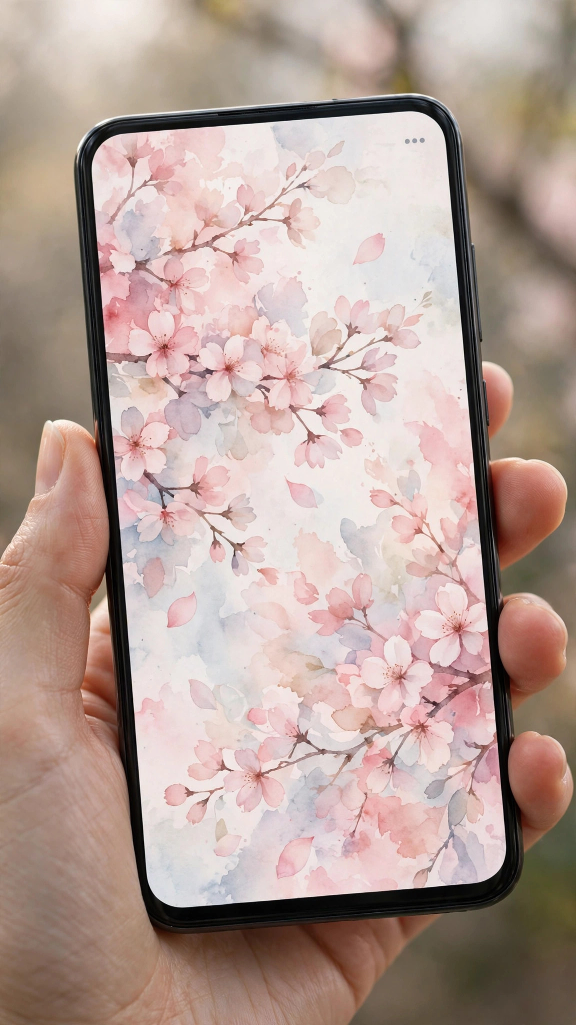Tapping the three-dot menu in the Gallery app