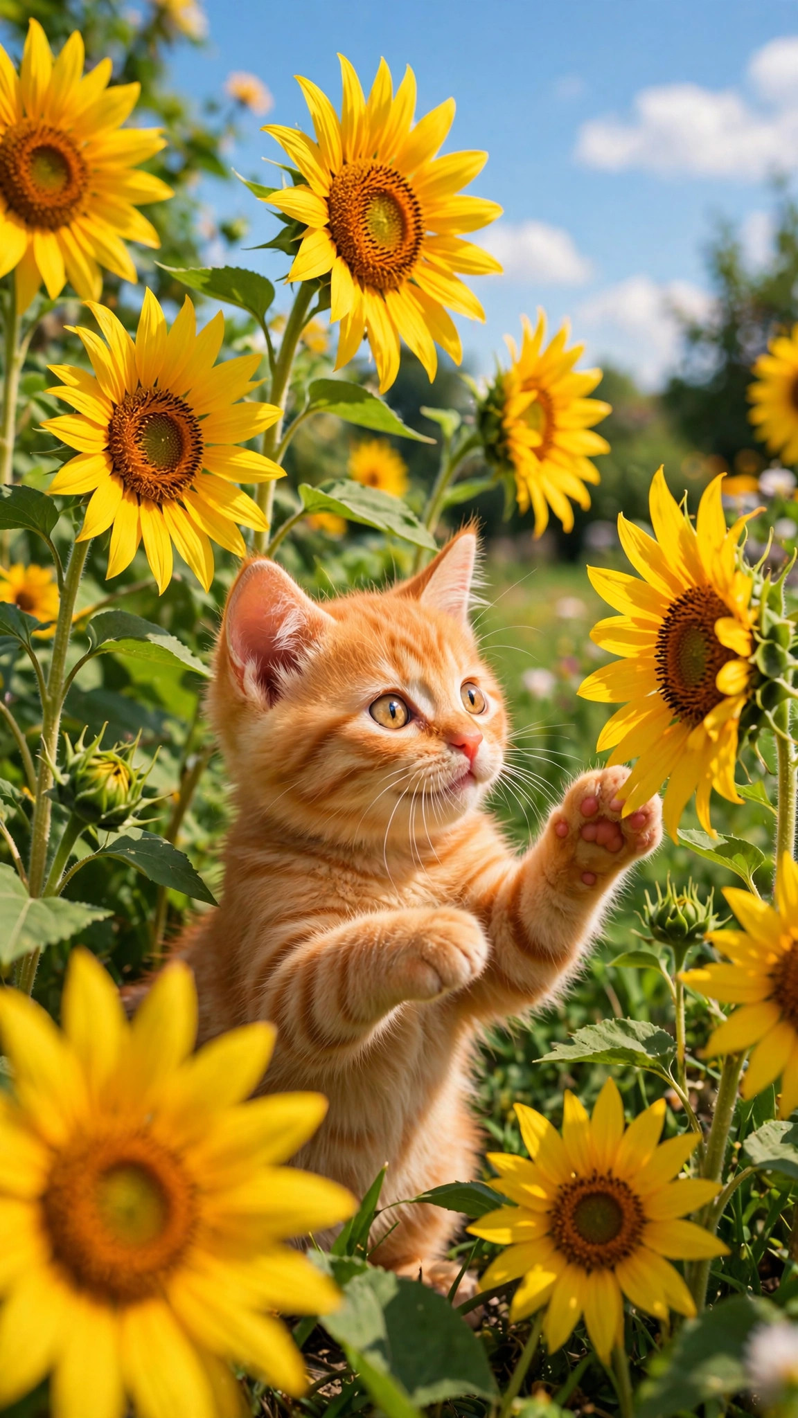 Adorable cat wallpaper