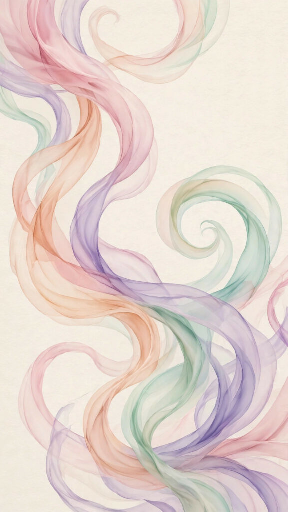 Cute pastel hearts wallpaper