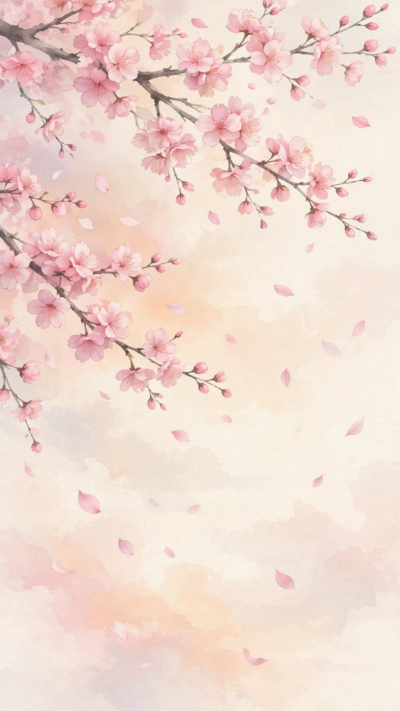 Pastel watercolor art wallpaper