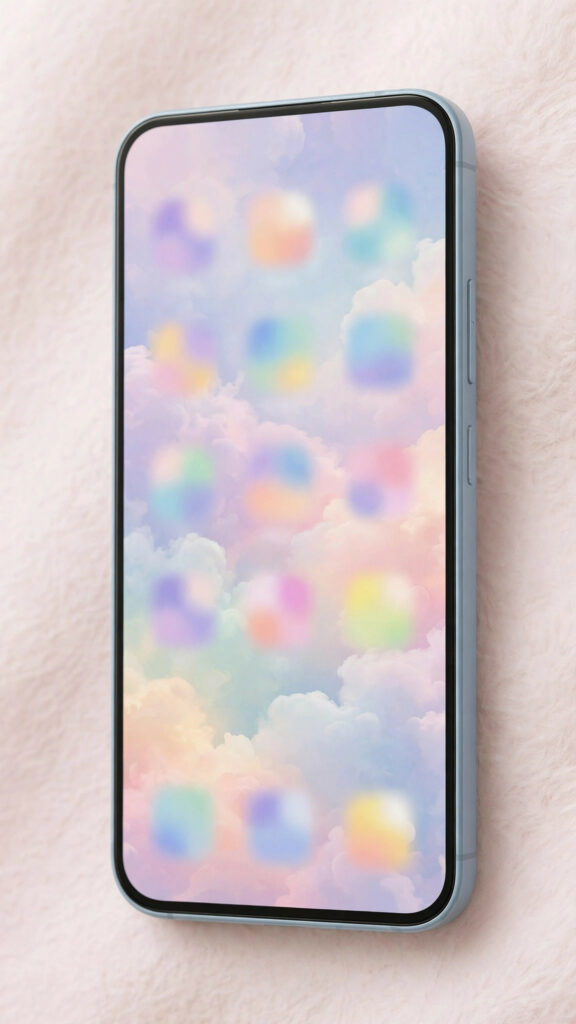 Pastel home screen setup