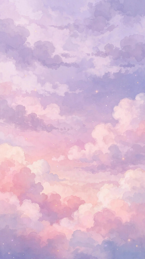 Soft pastel phone mockup