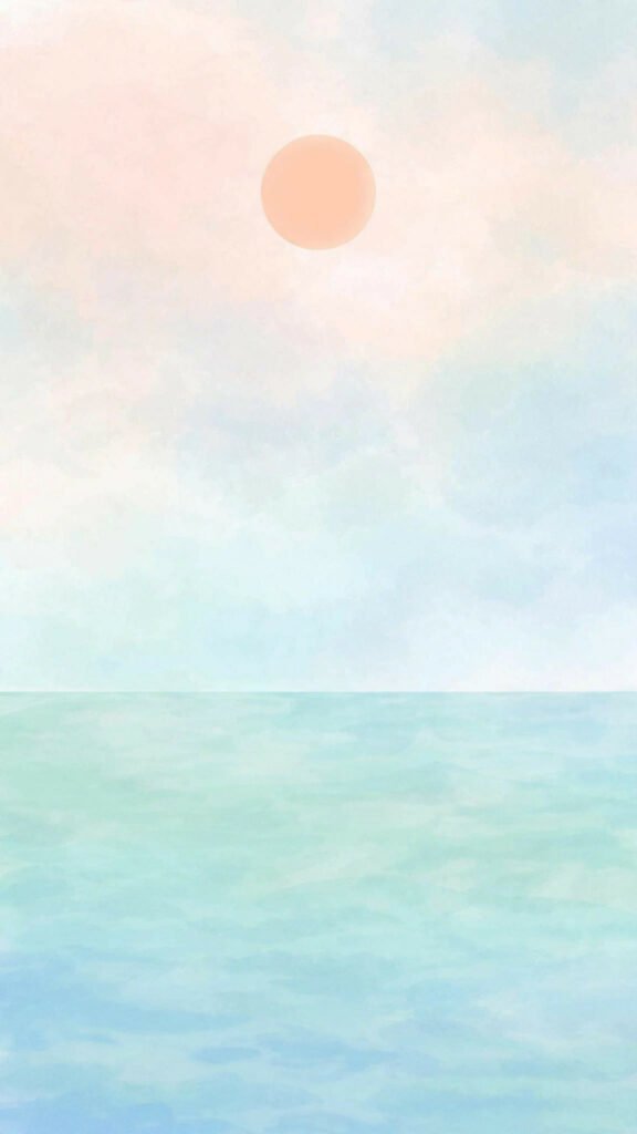 Dreamy pastel phone screen