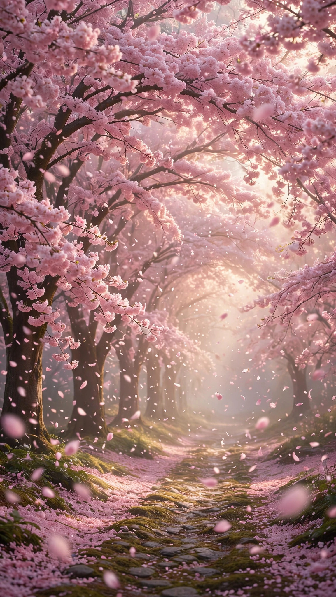 Soft pastel roses floral wallpaper