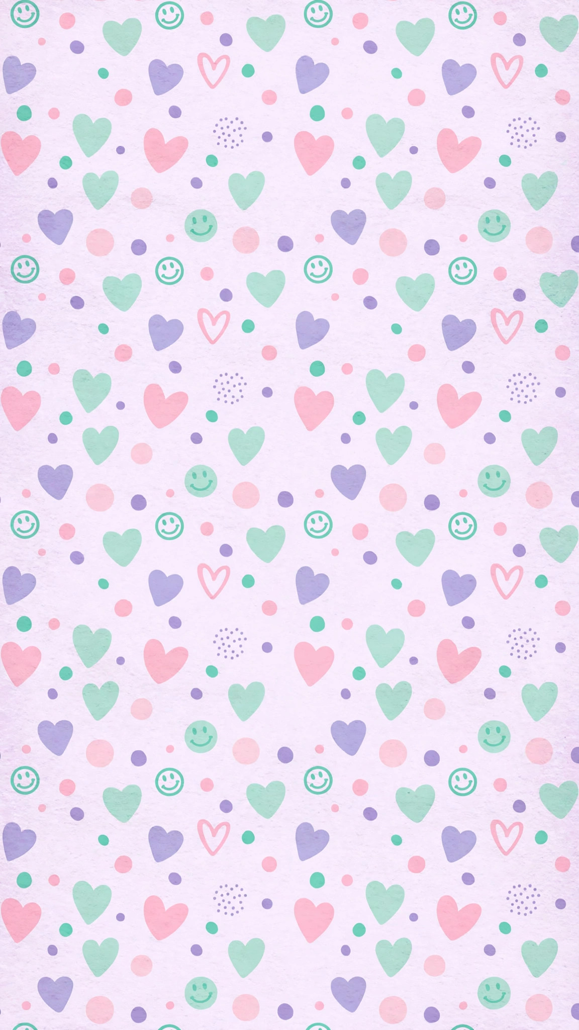 Playful doodle print preppy wallpaper