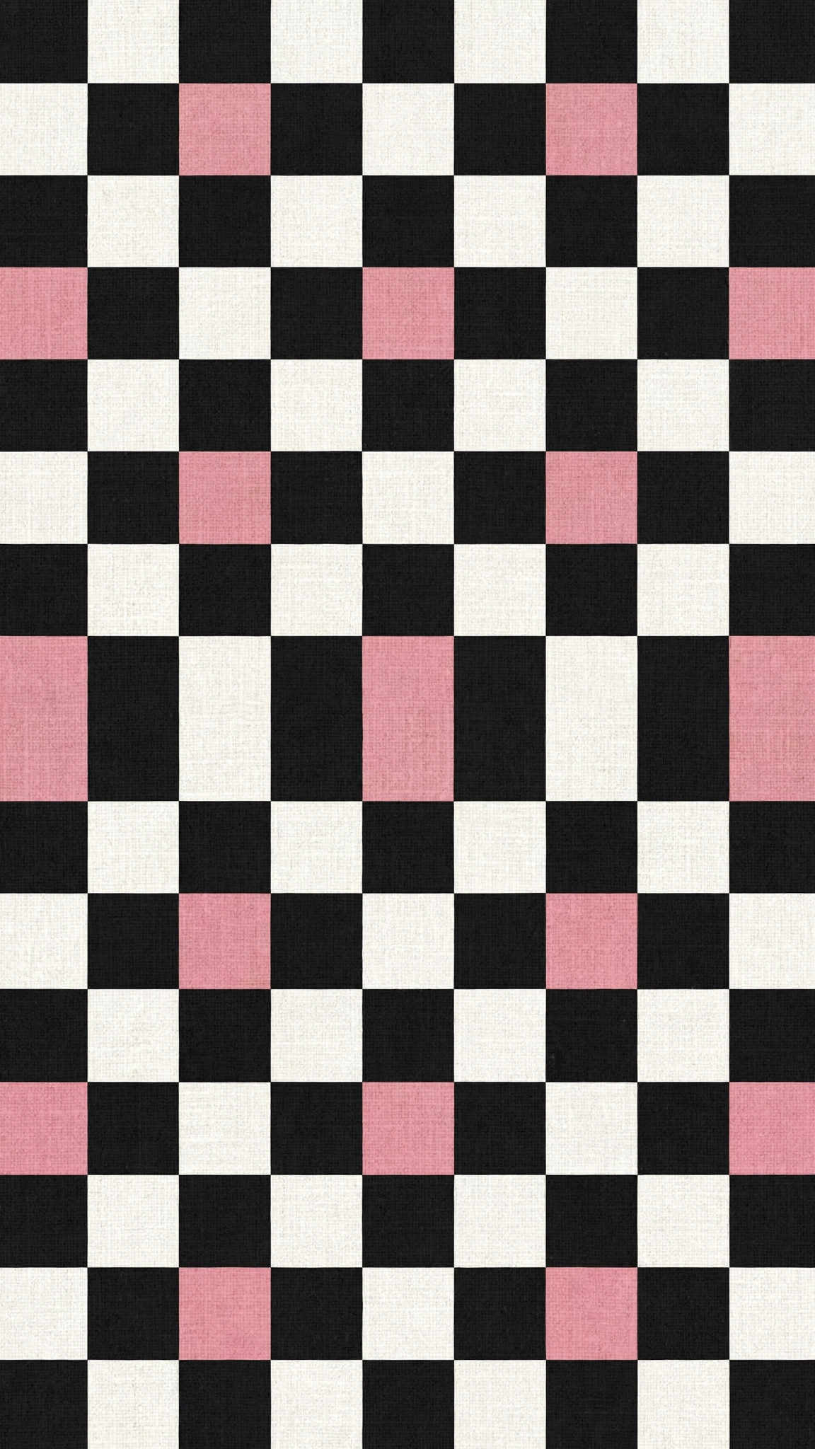 Black and white checkerboard wallpaper