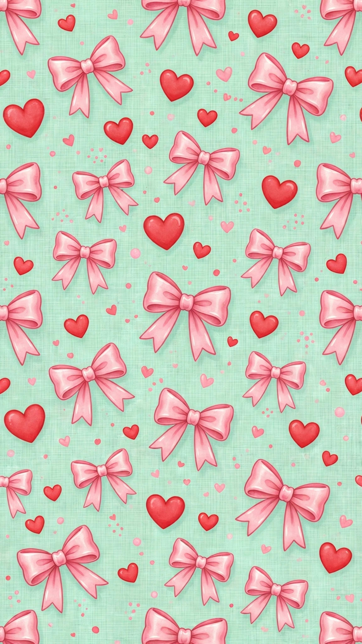 Cheerful preppy pattern wallpaper