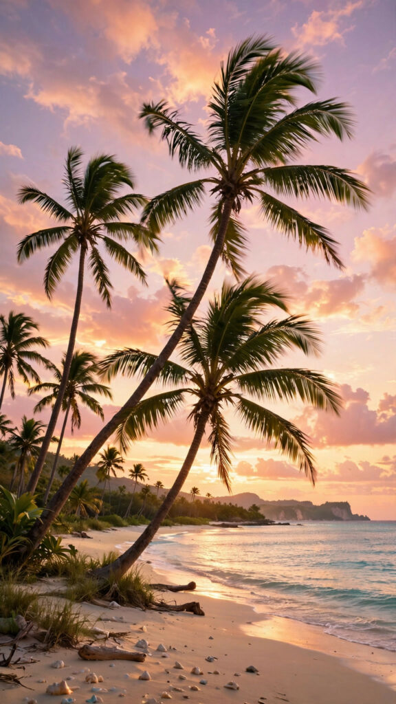 Classic palm paradise wallpaper