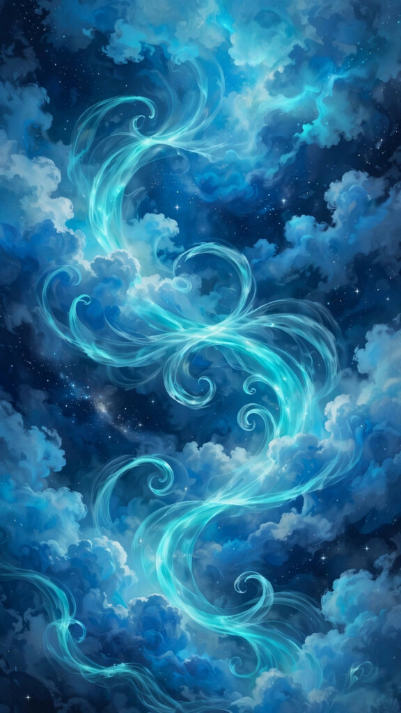 Pastel galaxy nebula phone wallpaper