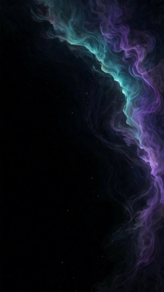 Elegant deep-space phone wallpaper