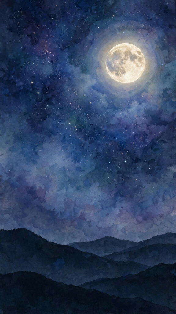 Classic Milky Way phone wallpaper
