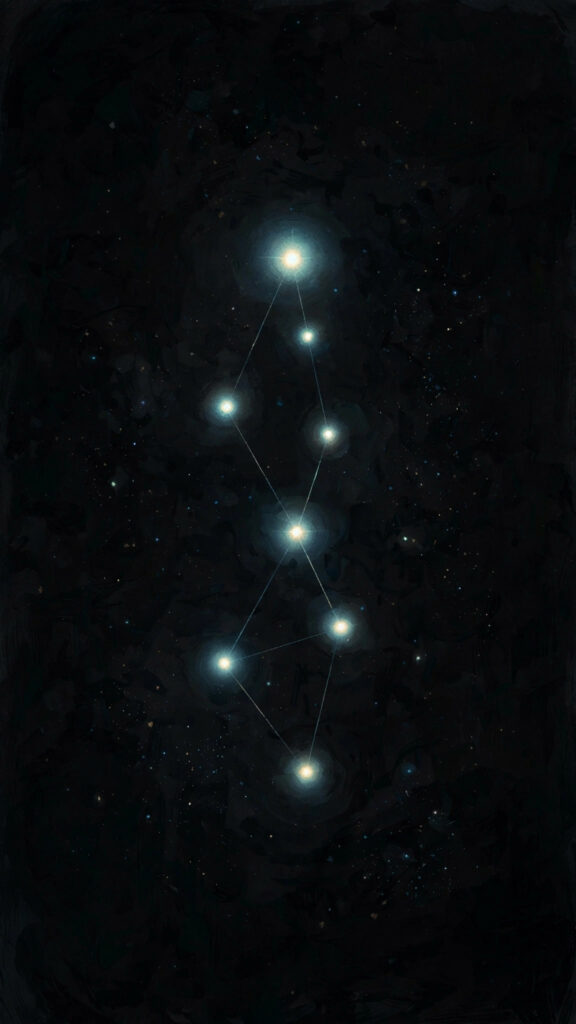 Serene cosmic clouds phone wallpaper
