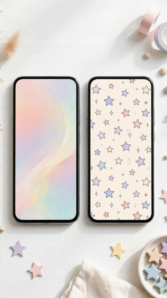Setting wallpaper on iPhone