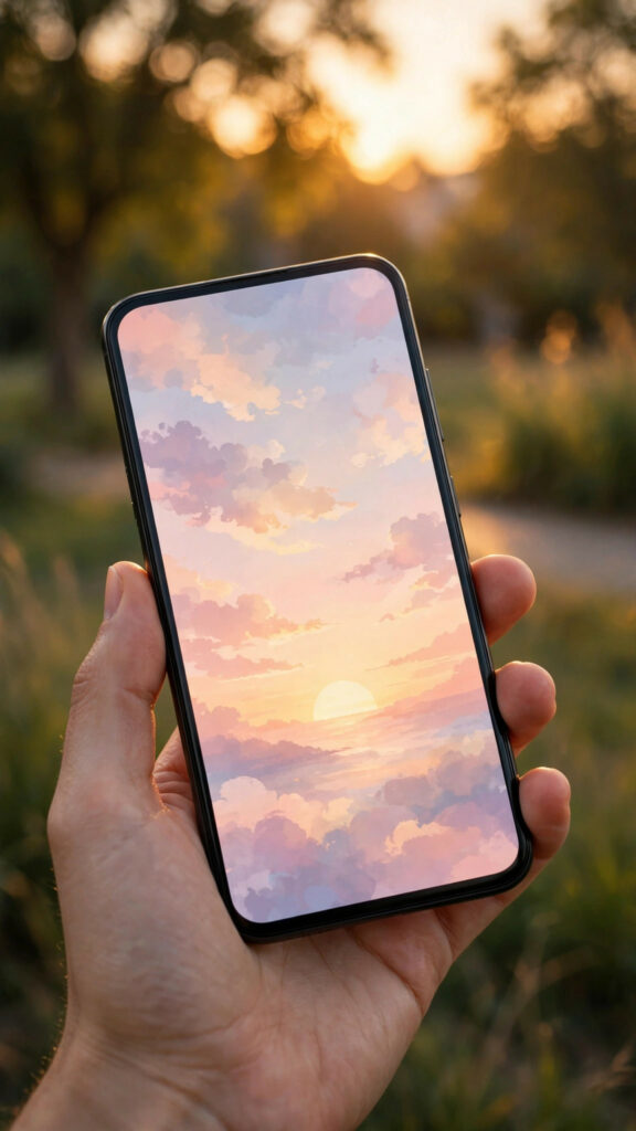 Setting wallpaper on Android phone