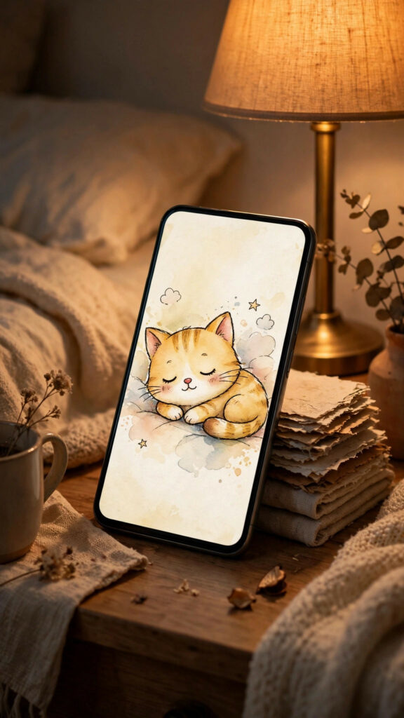 Wallpaper preview on lock screen