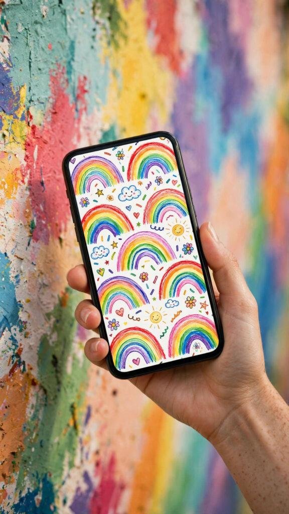 New custom wallpaper on phone